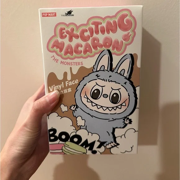 Pop Mart Labubu THE MONSTERS Exciting Macaron Vinyl Face Blind Box single box - Picture 1 of 3